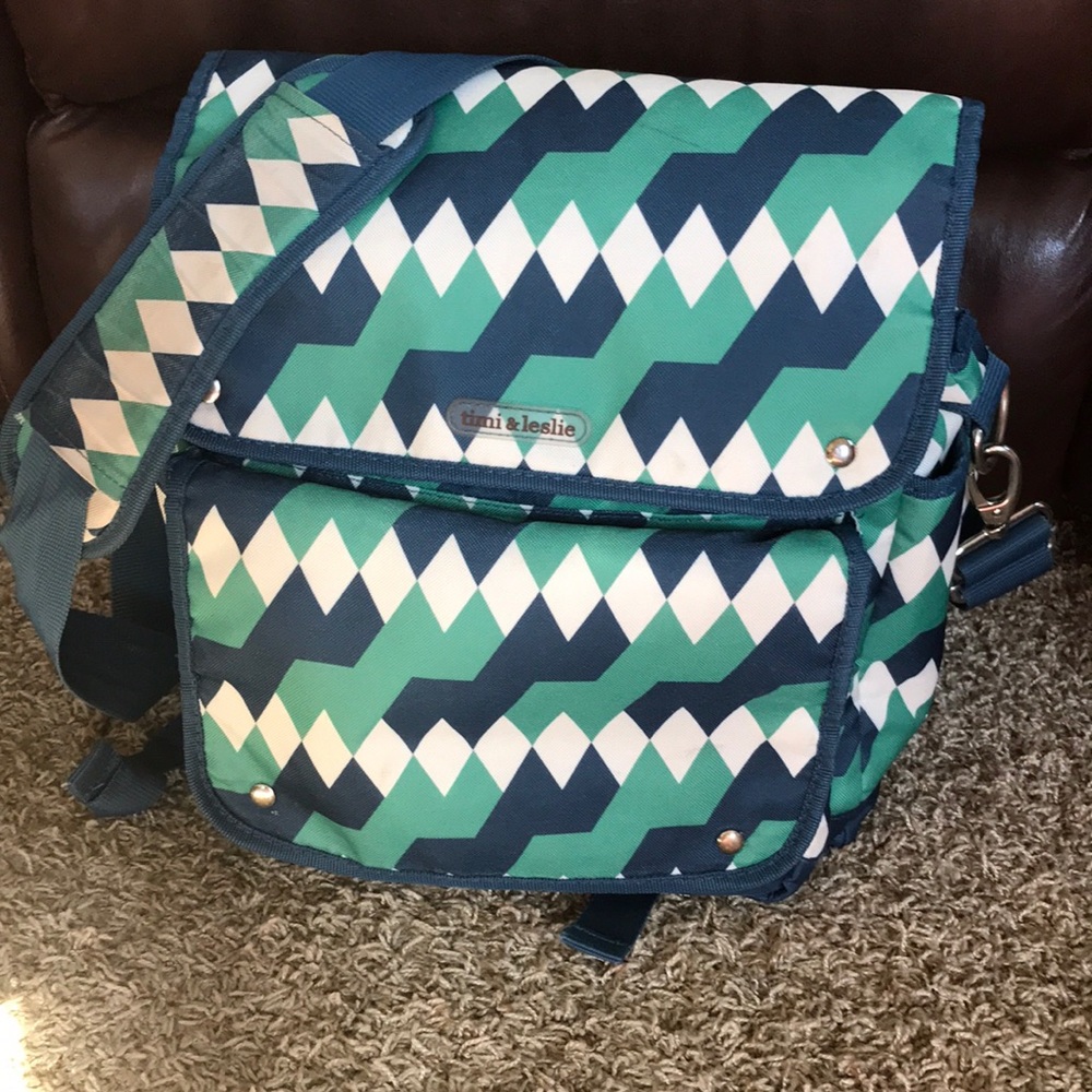 Timi & Leslie backpack diaper bag.